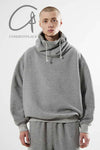 HED MAYNER wide -necked sweatshirts AW22_T73_GRY/JRY